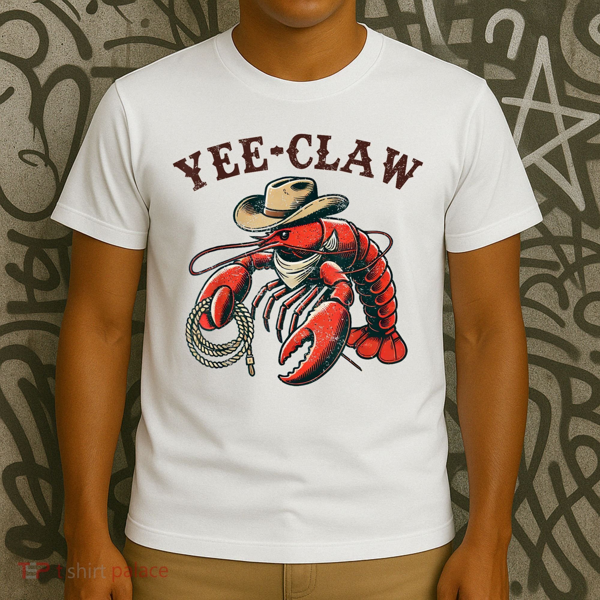 Yee Claw! Funny Crawfish Cajun Sea Festival T-Shirt