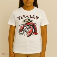 Yee Claw! Funny Crawfish Cajun Sea Festival T-Shirt thumb 4