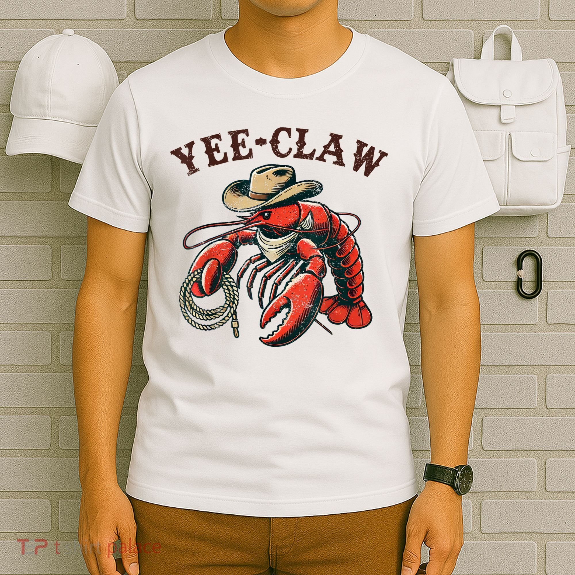 Yee Claw! Funny Crawfish Cajun Sea Festival T-Shirt