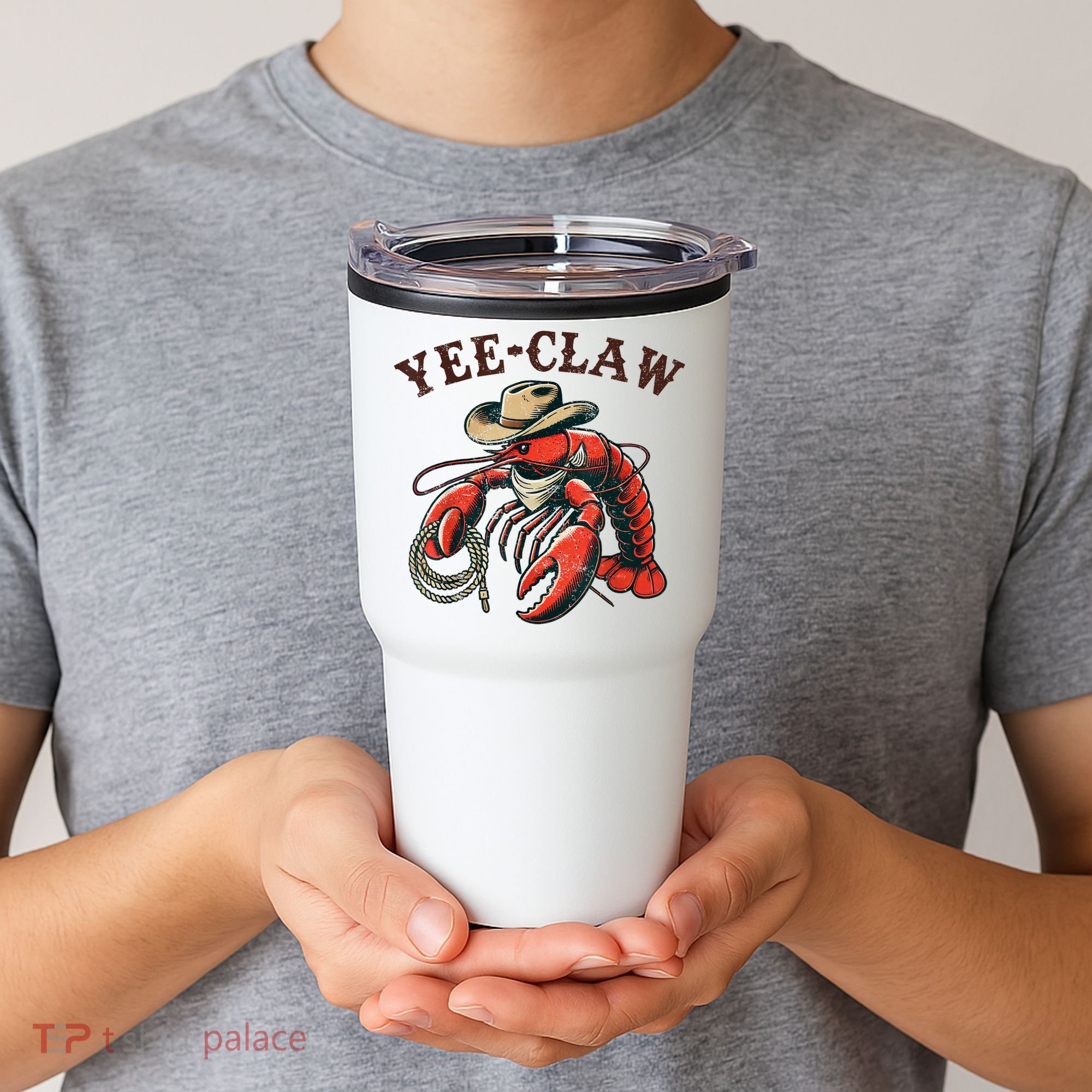 Yee Claw! Funny Crawfish Cajun Sea Festival Tumbler