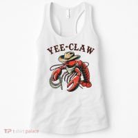 Yee Claw! Funny Crawfish Cajun Sea Festival Women's Tank Top thumb 0
