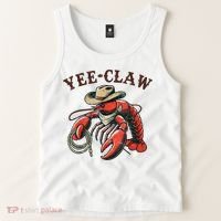 Yee Claw! Funny Crawfish Cajun Sea Festival Tank Top thumb 2