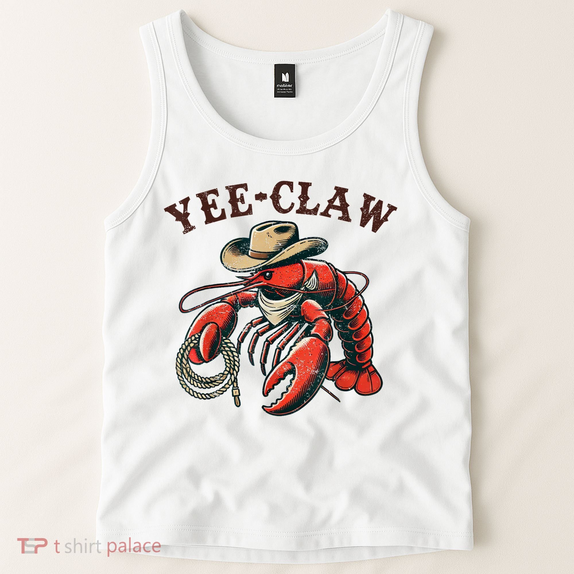 Yee Claw! Funny Crawfish Cajun Sea Festival Tank Top