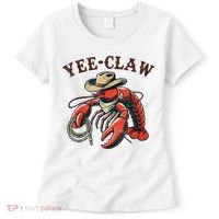 Yee Claw! Funny Crawfish Cajun Sea Festival Women's T-Shirt thumb 0