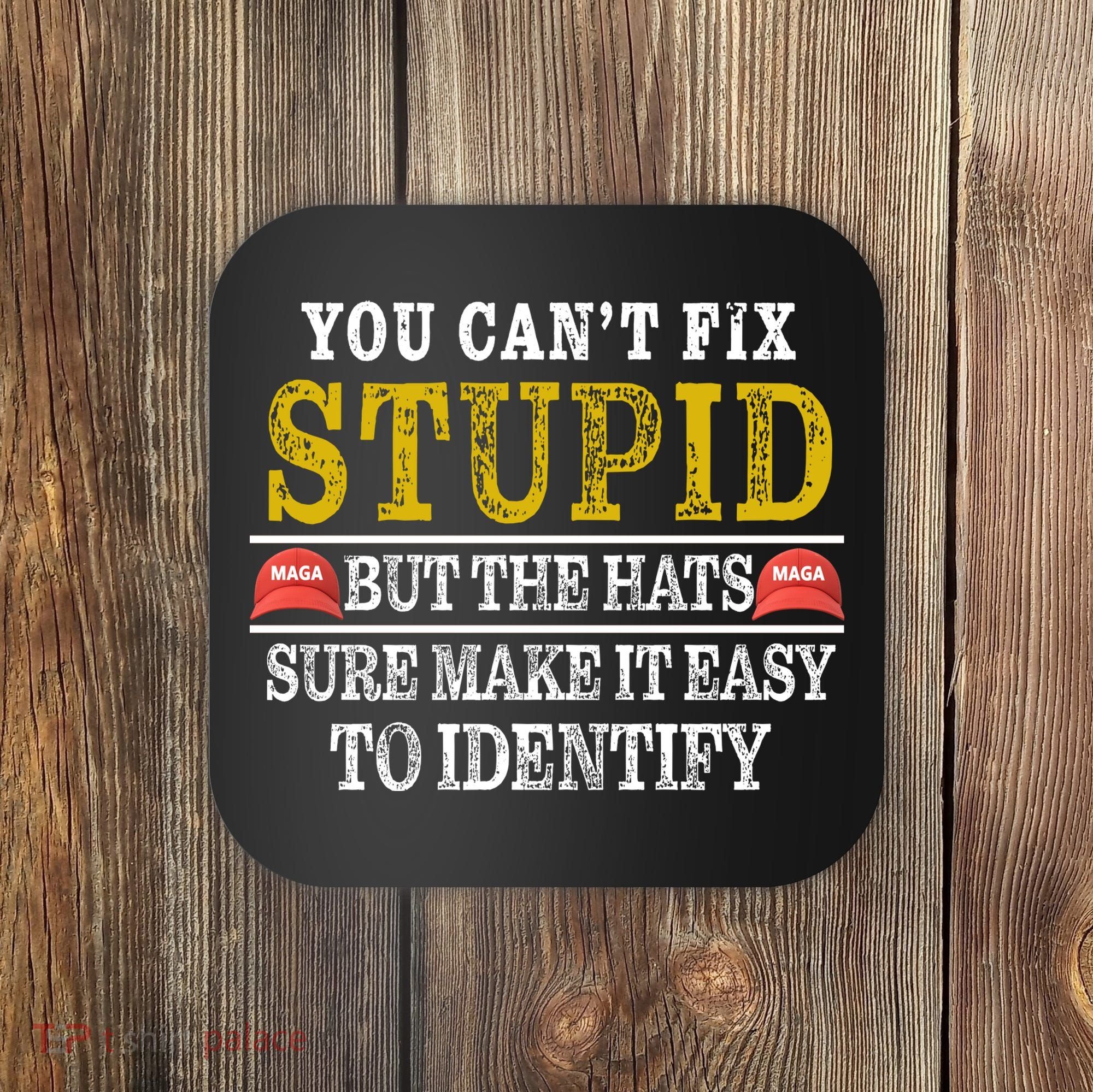 You Can't Fix Stupid But The Hats Sure Make It Easy To Identify Funny Coaster