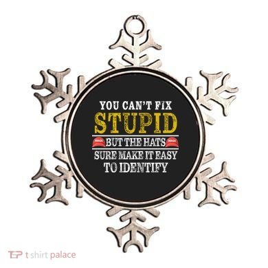 You Can't Fix Stupid But The Hats Sure Make It Easy To Identify Funny Ornament