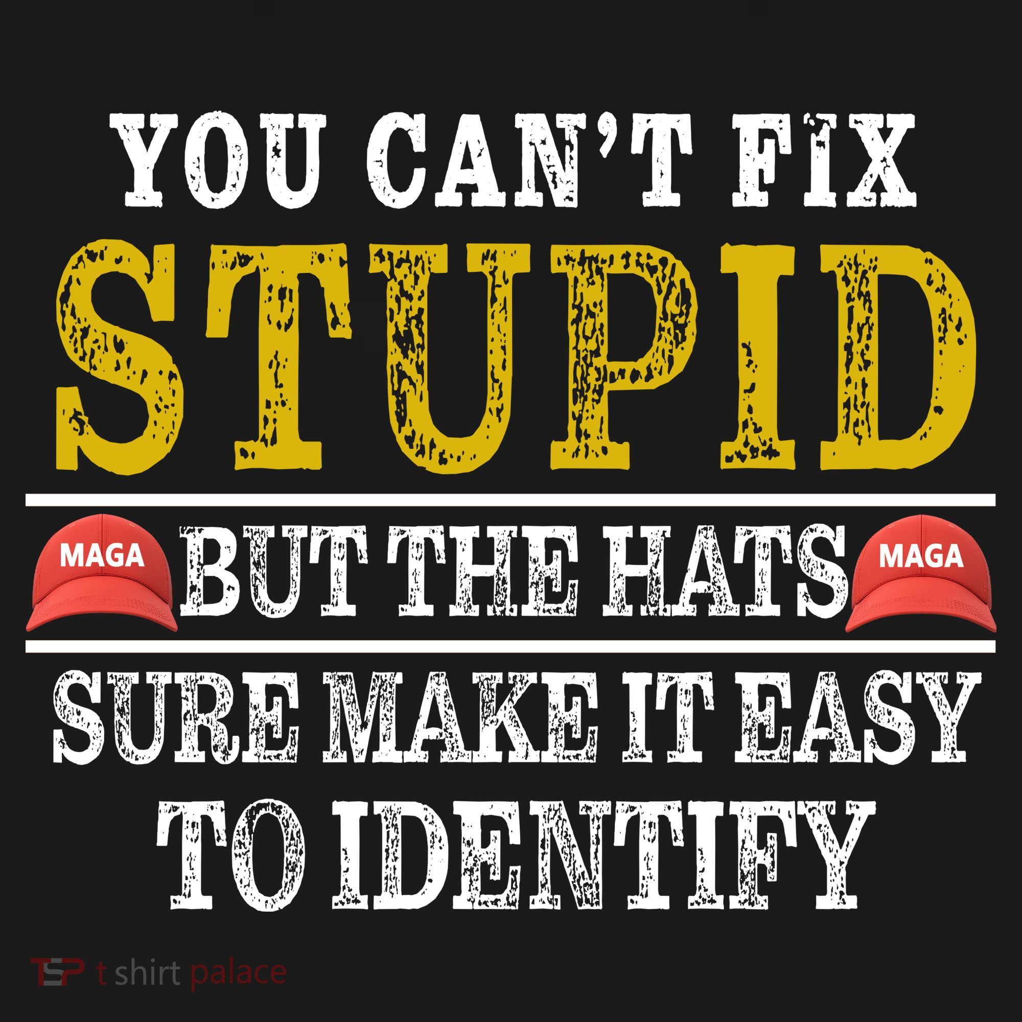You Can't Fix Stupid But The Hats Sure Make It Easy To Identify Funny Women's Tank Top