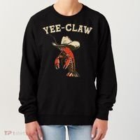 Yee Claw! Funny Crawfish Cajun Seafood Festival Women's Sweatshirt thumb 0
