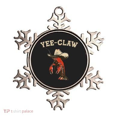 Yee Claw! Funny Crawfish Cajun Seafood Festival Ornament
