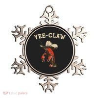 Yee Claw! Funny Crawfish Cajun Seafood Festival Ornament thumb 0