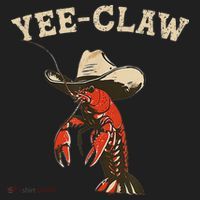 Yee Claw! Funny Crawfish Cajun Seafood Festival Hat thumb 2