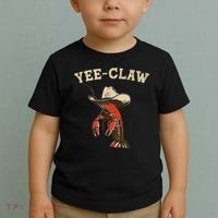 Yee Claw! Funny Crawfish Cajun Seafood Festival Toddler T-Shirt thumb 2