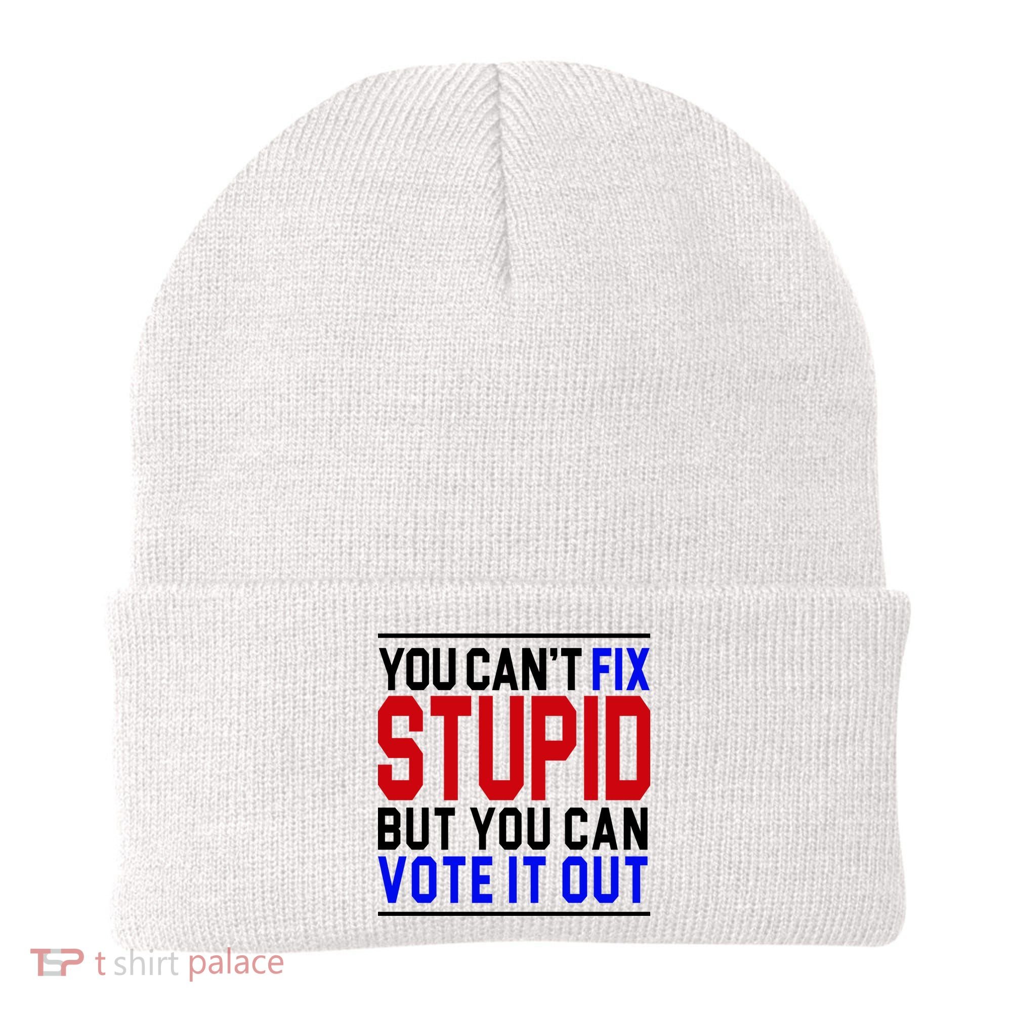 You Can't Fix Stupid But You Can Vote It Out Beanie