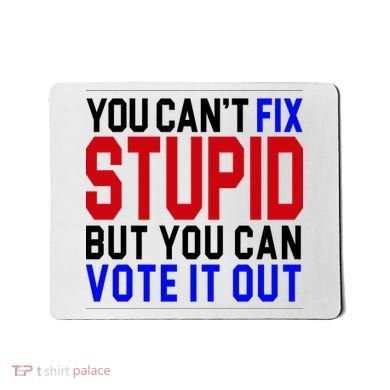 You Can't Fix Stupid But You Can Vote It Out Mousepad