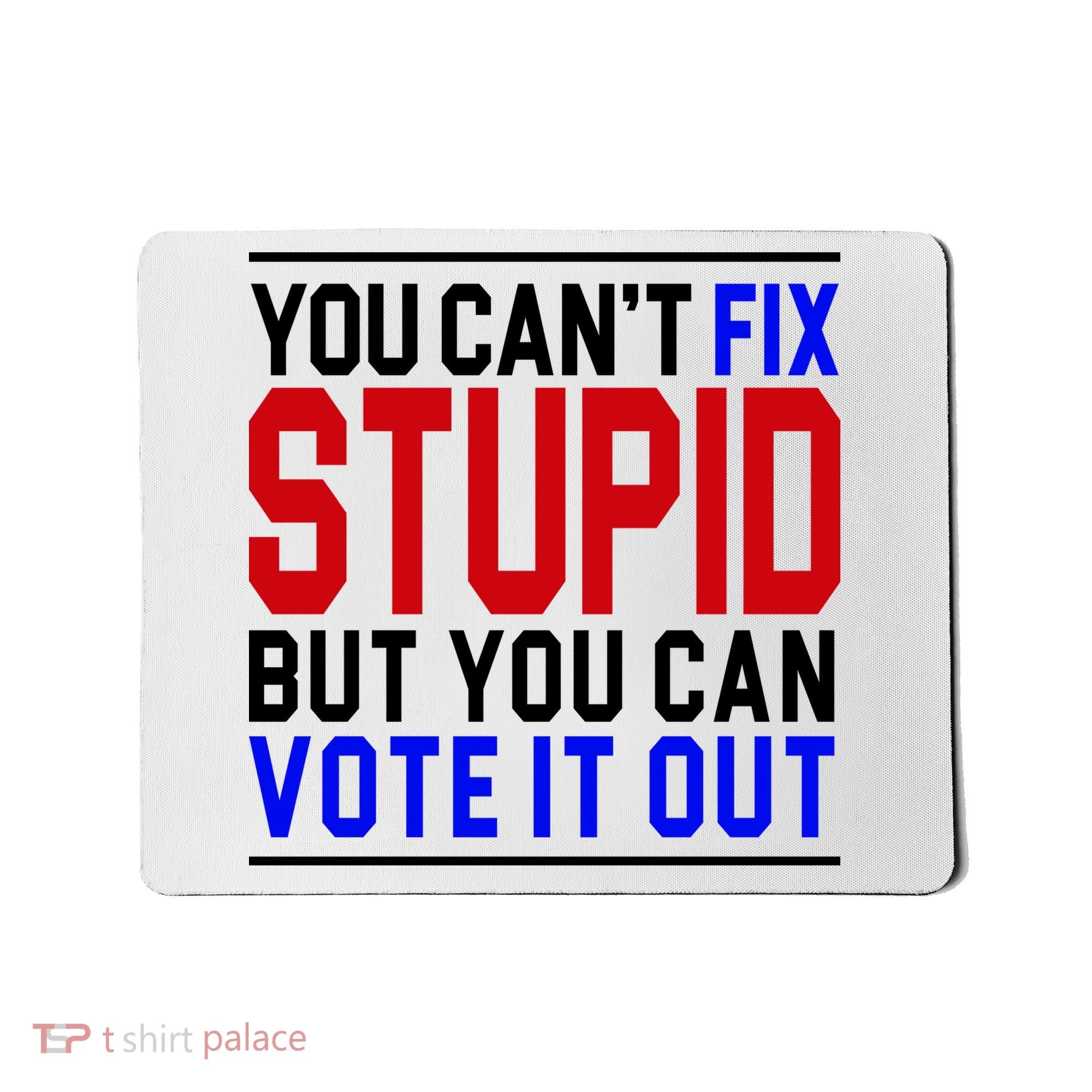 You Can't Fix Stupid But You Can Vote It Out Mousepad