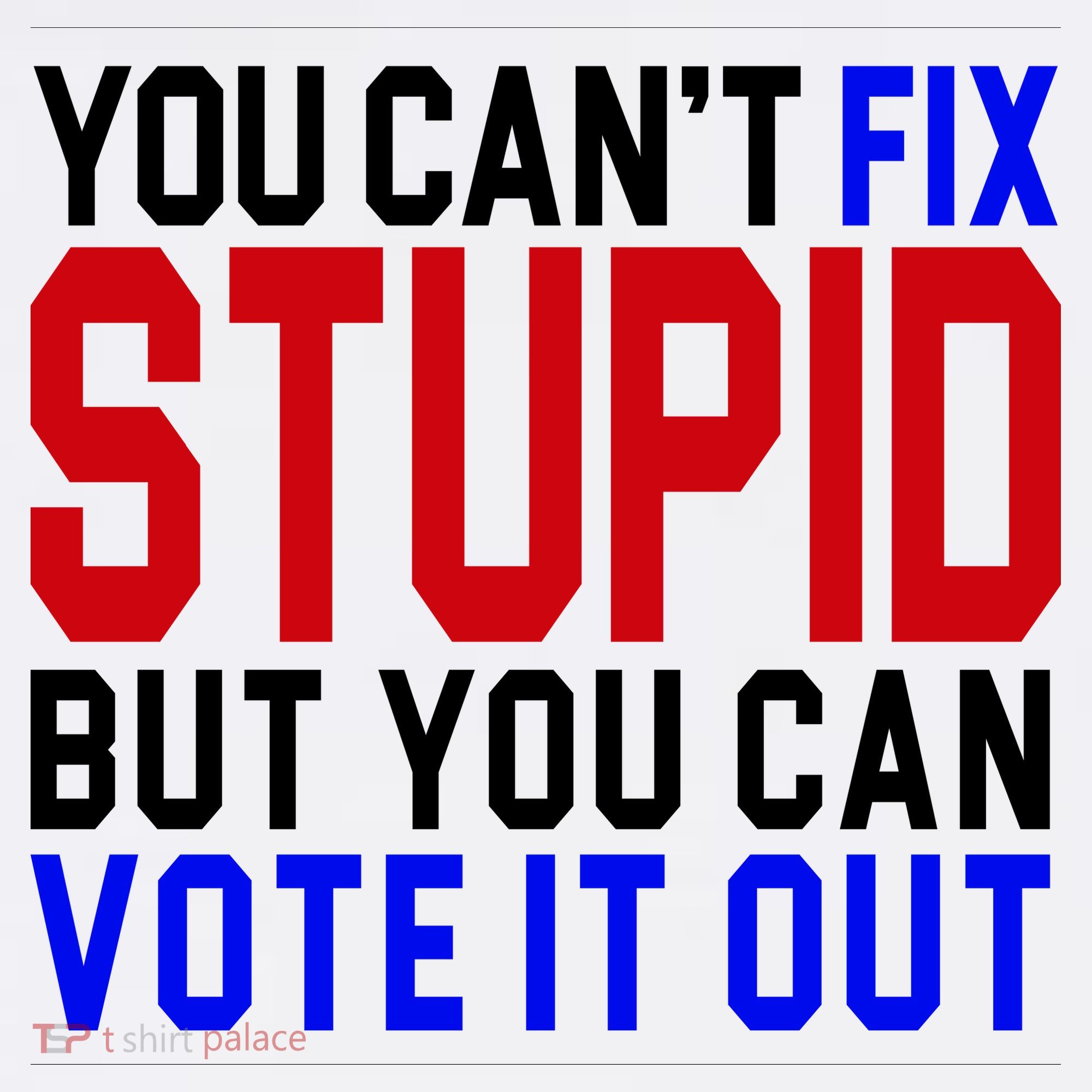 You Can't Fix Stupid But You Can Vote It Out Women's Tank Top