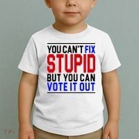 You Can't Fix Stupid But You Can Vote It Out Toddler T-Shirt thumb 2