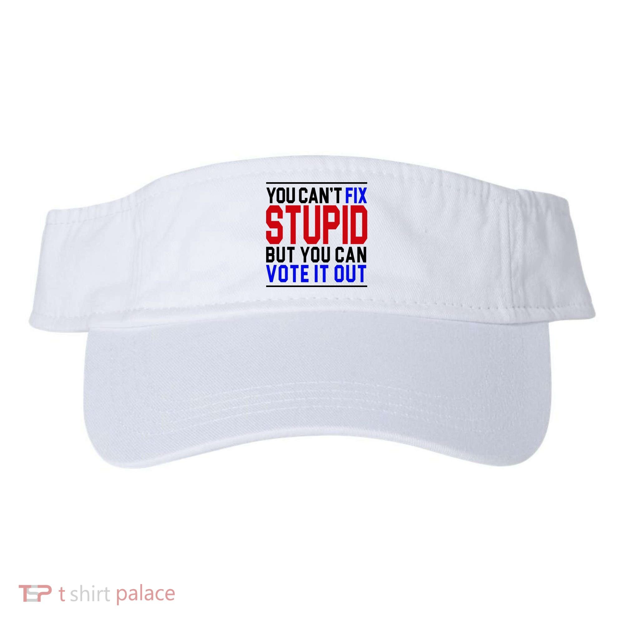 You Can't Fix Stupid But You Can Vote It Out Visor