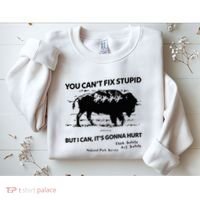You Can’T Fix Stupid But I Can ItS Gonna Hurt Funny Quote Sweatshirt thumb 2