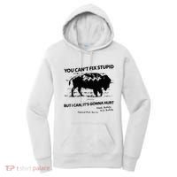 You Can’T Fix Stupid But I Can ItS Gonna Hurt Funny Quote Women's Hoodie thumb 0