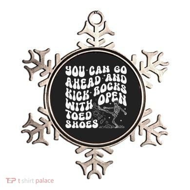 You Can Go Ahead And Kick Rocks With Open Toed Funny Ornament