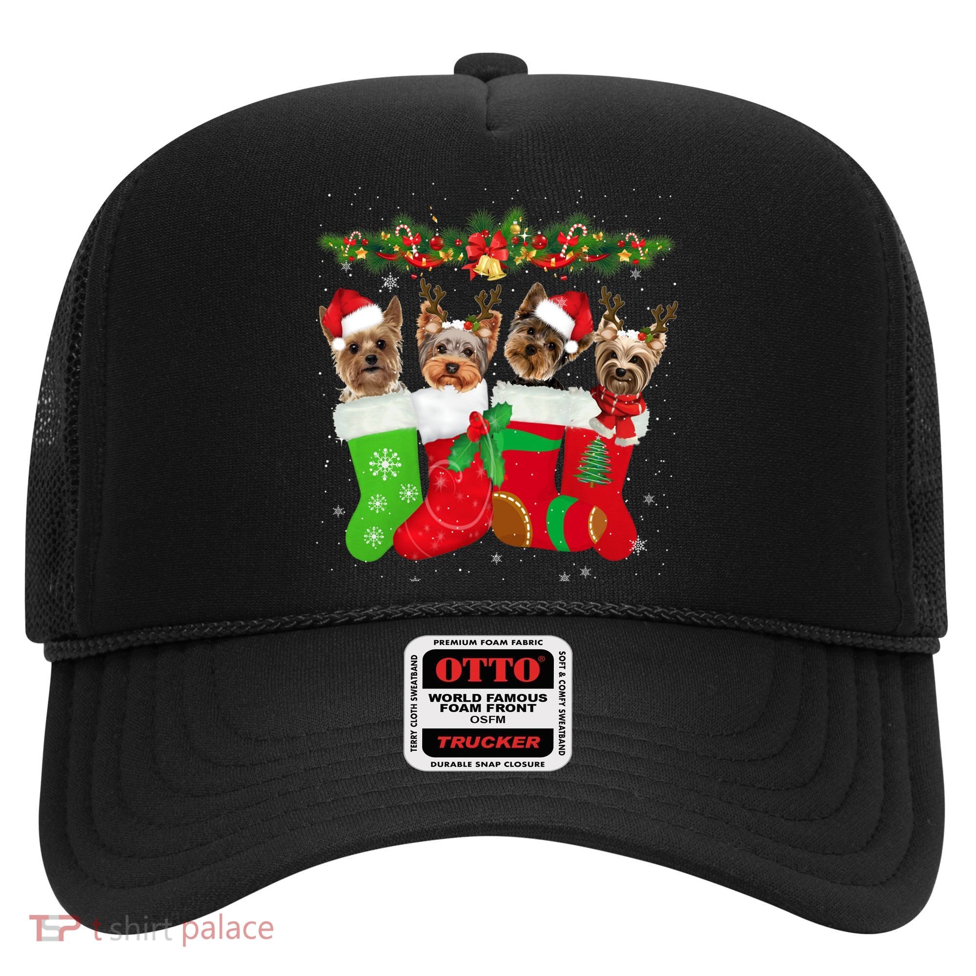 Yorkie Christmas Gift Stocking Dog Lover Xmas Gift Hat