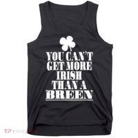 You Can't Get More Irish Than A BREEN St Patricks Day Family Tank Top thumb 0