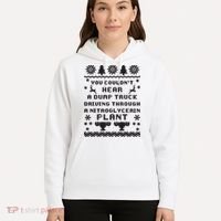 You Couldnt Hear A Dump Truck Ugly Christmas Hoodie thumb 5
