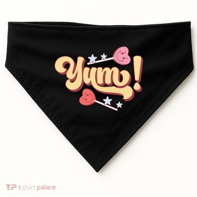 Yum Canđy Heart Gift For Valentine Day USA-Made Doggie Bandana