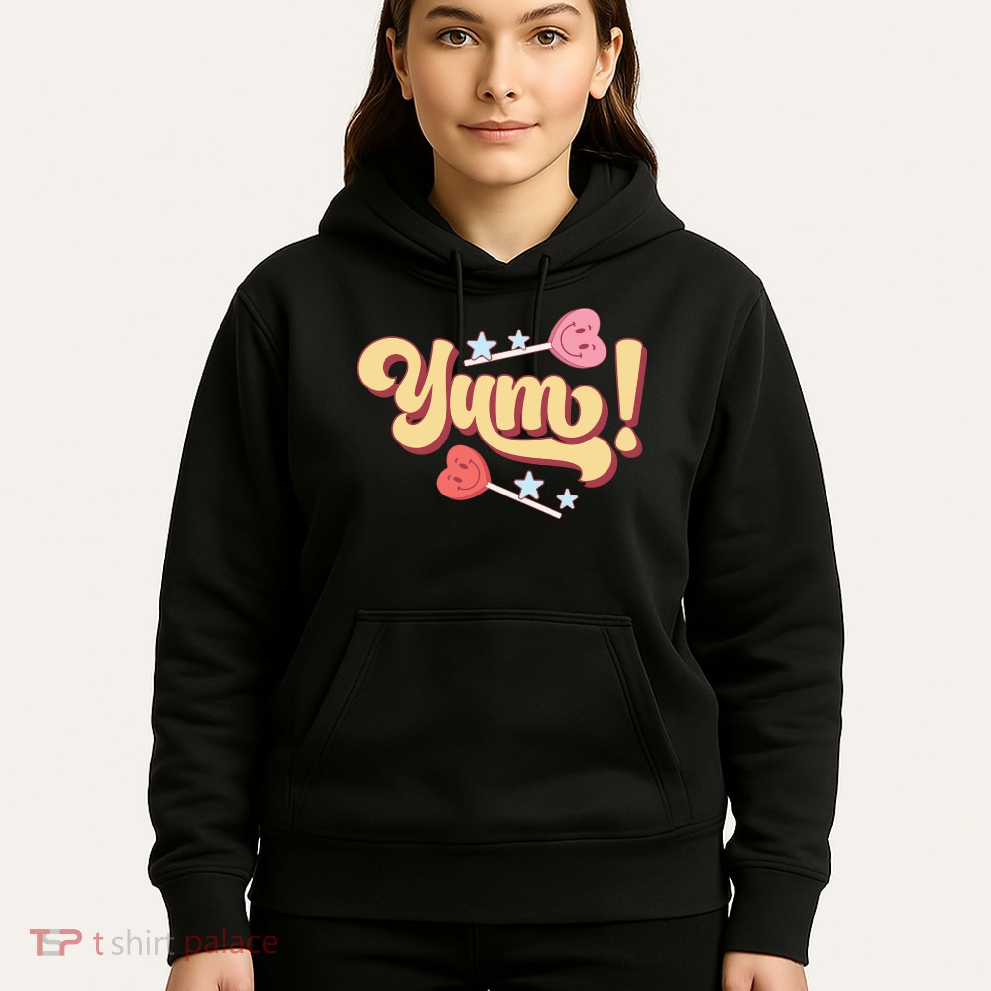 Yum Canđy Heart Gift For Valentine Day Hoodie