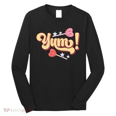 Yum Canđy Heart Gift For Valentine Day Long Sleeve Shirt