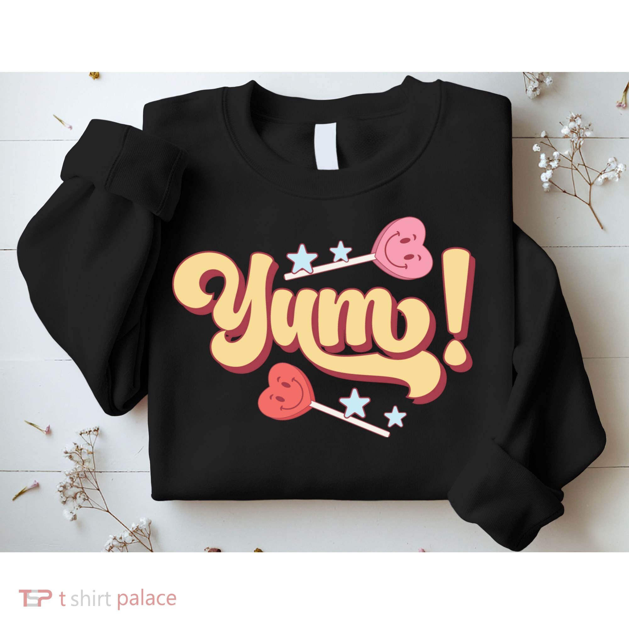 Yum Canđy Heart Gift For Valentine Day Sweatshirt
