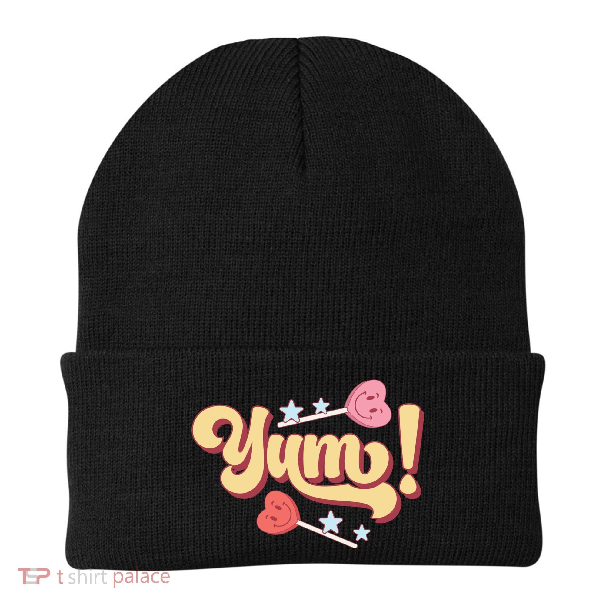 Yum Canđy Heart Gift For Valentine Day Beanie