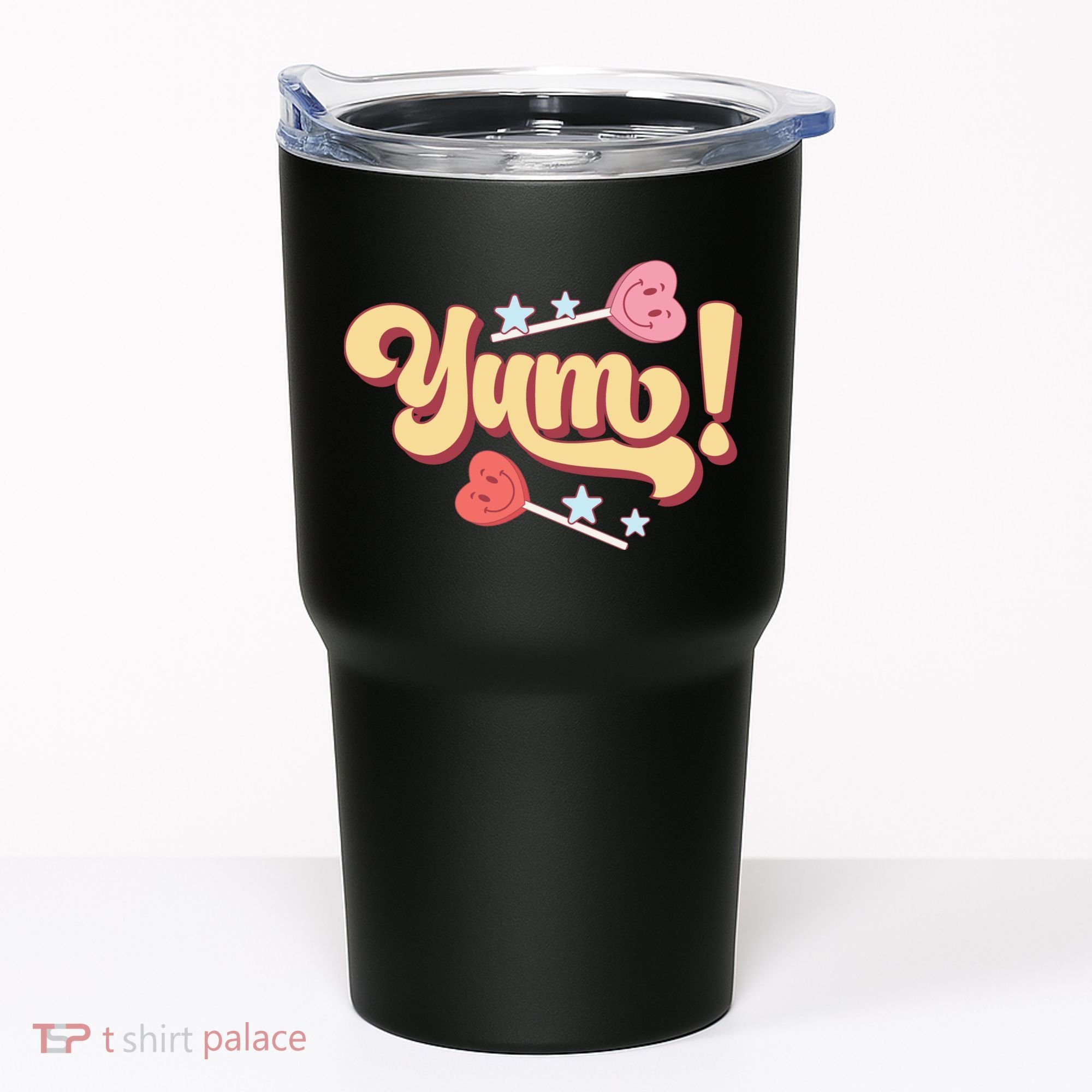 Yum Canđy Heart Gift For Valentine Day Tumbler