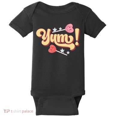 Yum Canđy Heart Gift For Valentine Day Baby Bodysuit