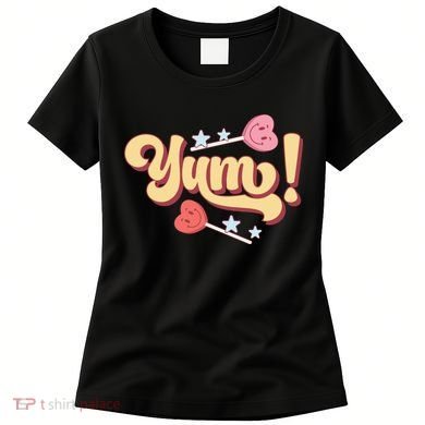 Yum Canđy Heart Gift For Valentine Day Women's T-Shirt