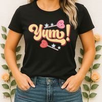 Yum Canđy Heart Gift For Valentine Day Women's T-Shirt thumb 2