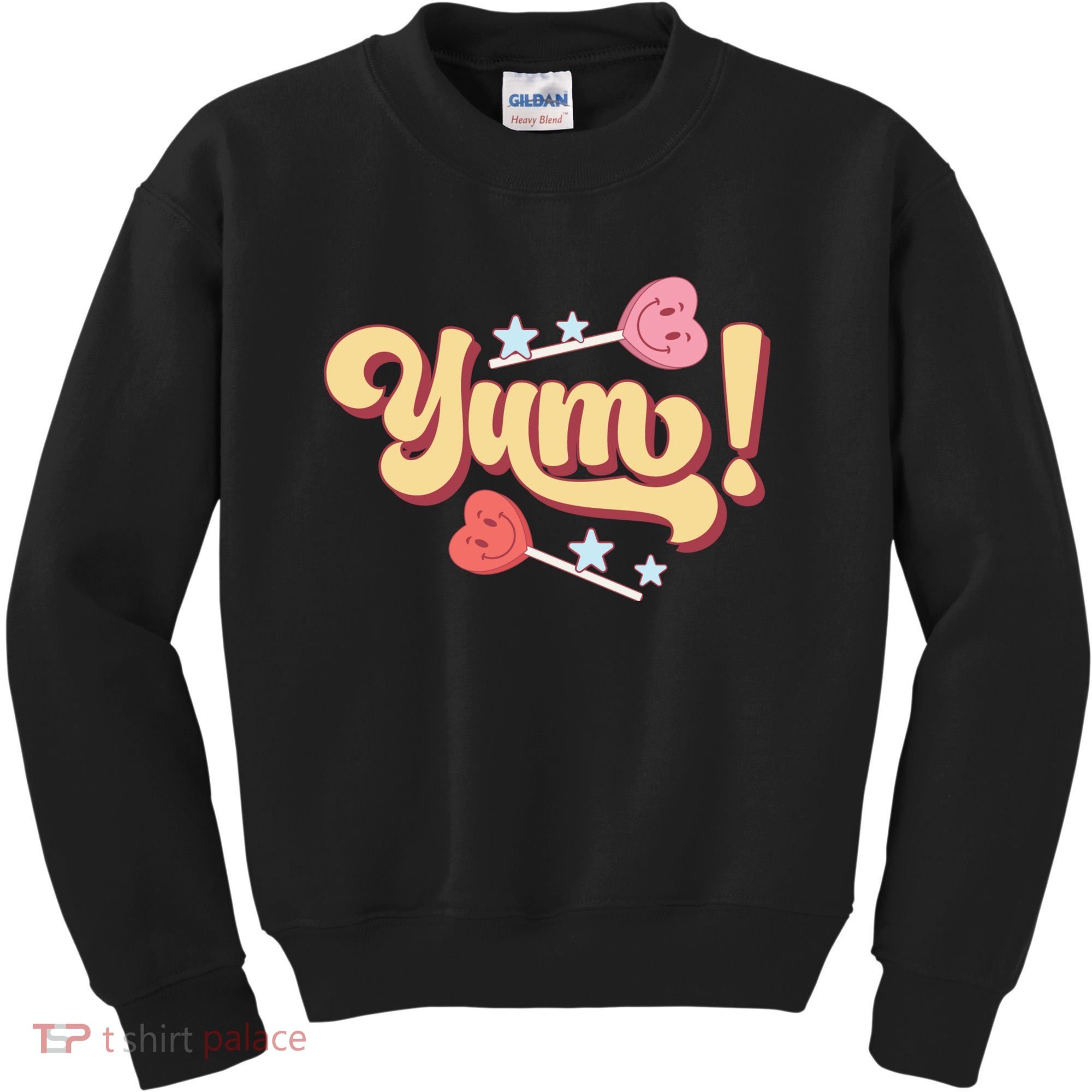 Yum Canđy Heart Gift For Valentine Day Kids Sweatshirt