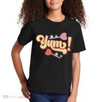 Yum Canđy Heart Gift For Valentine Day Kids T-Shirt thumb 2