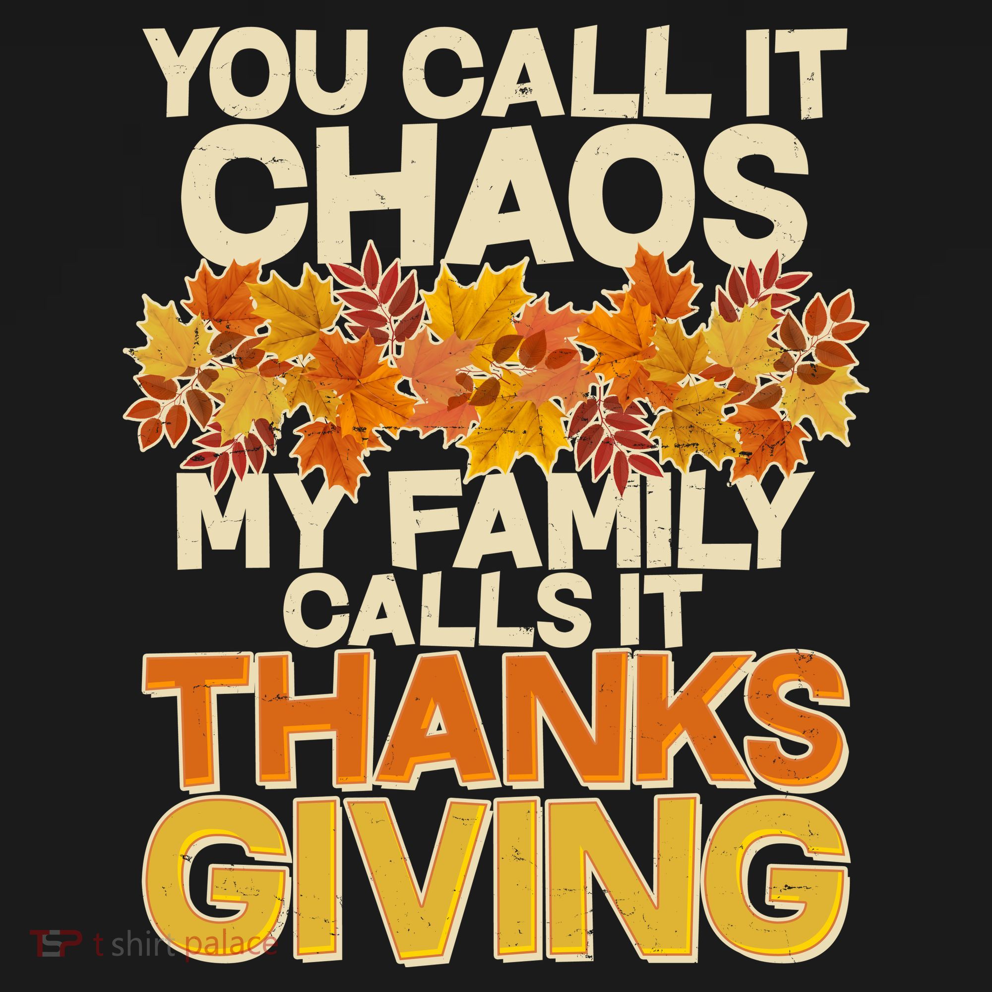 You Call It Chaos My Family Calls It Thanksgiving Coaster