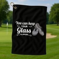 You Can Keep Your Glass Slippers Tap Dance Dancing Rhythm Gift Golf Towel thumb 1