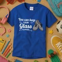 You Can Keep Your Glass Slippers Tap Dance Dancing Rhythm Gift Kids T-Shirt thumb 3