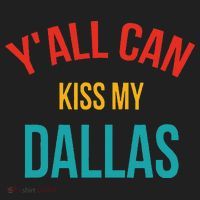 YAll Can Kiss My Dallas Golf Towel thumb 3