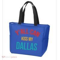 YAll Can Kiss My Dallas Tote Bag thumb 3