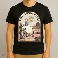 Youre Cowboys Like Me Pink Cowgirl Duck T-Shirt thumb 3