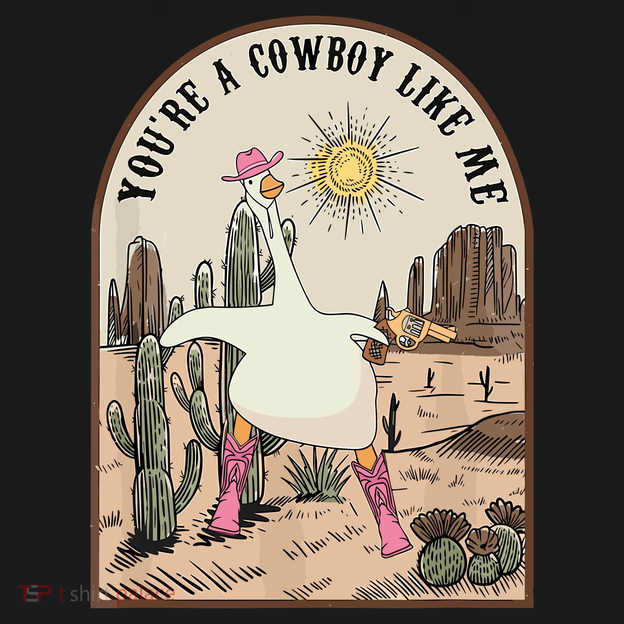 Youre Cowboys Like Me Pink Cowgirl Duck Women's Hoodie