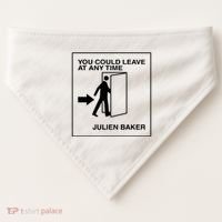 You Could Leave At Any Time Julien Baker USA-Made Doggie Bandana thumb 0