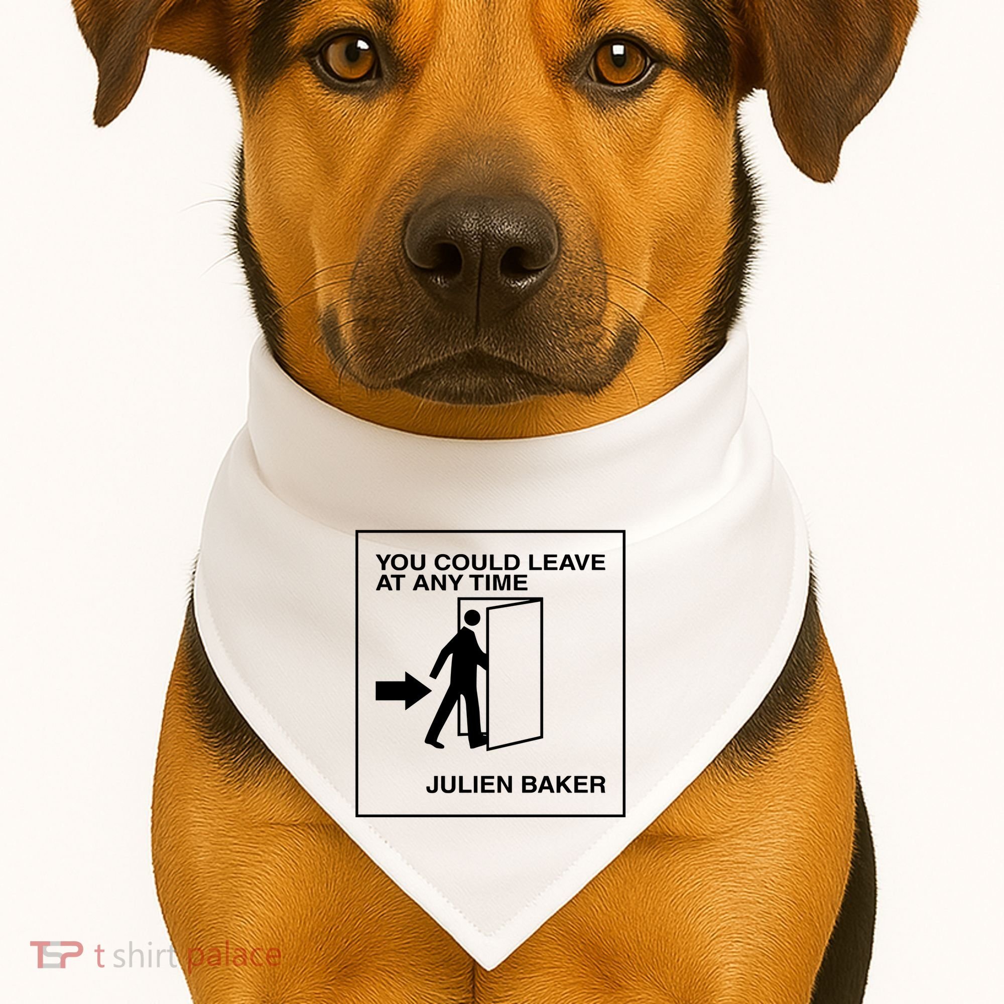 You Could Leave At Any Time Julien Baker USA-Made Doggie Bandana