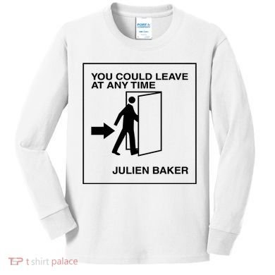You Could Leave At Any Time Julien Baker Kids Long Sleeve Shirt