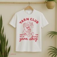 Yarn Club Meet Me At The Local Yarn T-Shirt thumb 2